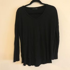 Black long sleeve top